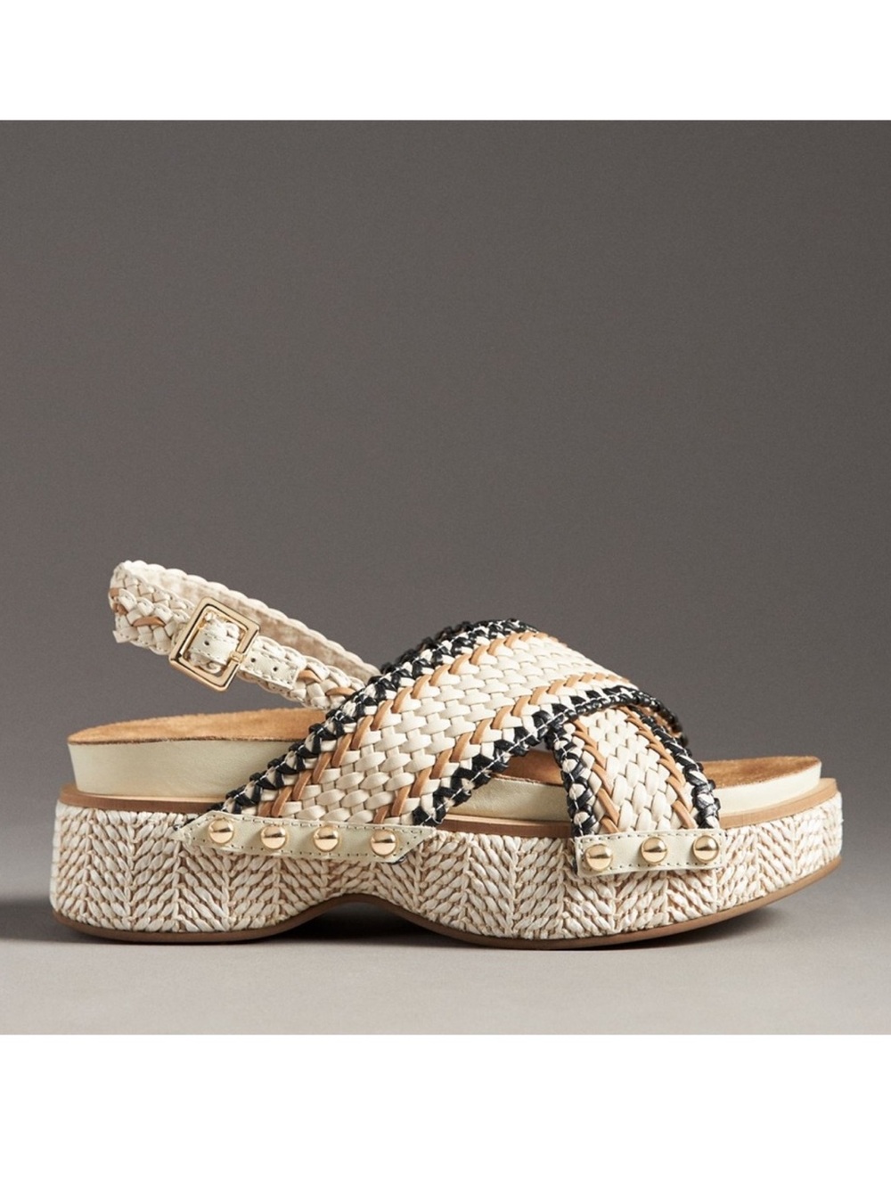 Kelsi Dagger • Brooklyn Pace Raffia Platform Sandals [Anthropologie]